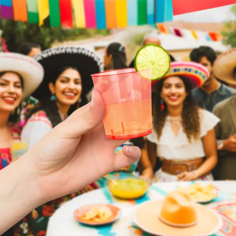 Vasos De Colores Para Shot, Fiestas Patrias 2