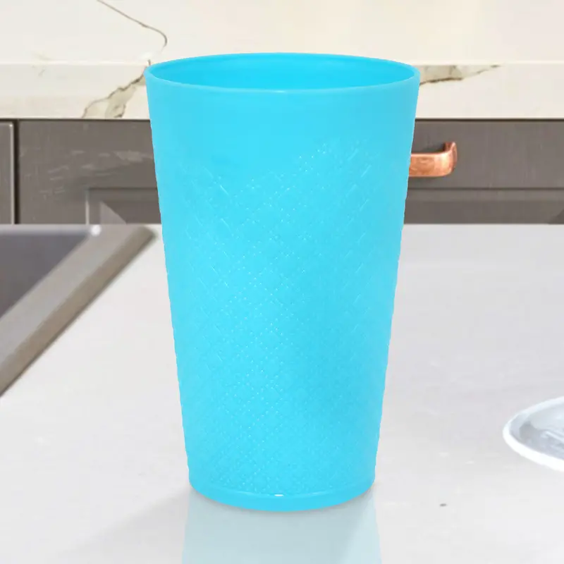 Vasos De Plástico, Color Azul, 2 Pzas. 1