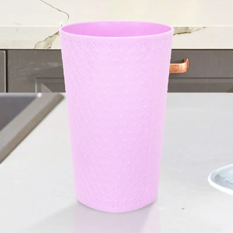 Vasos De Plástico, Color Lila, 2 Pzas. 1
