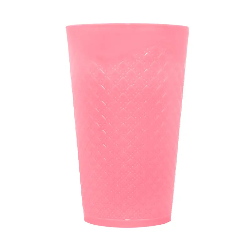 Vasos De Plástico, Color Rosa, 2 Pzas. 2