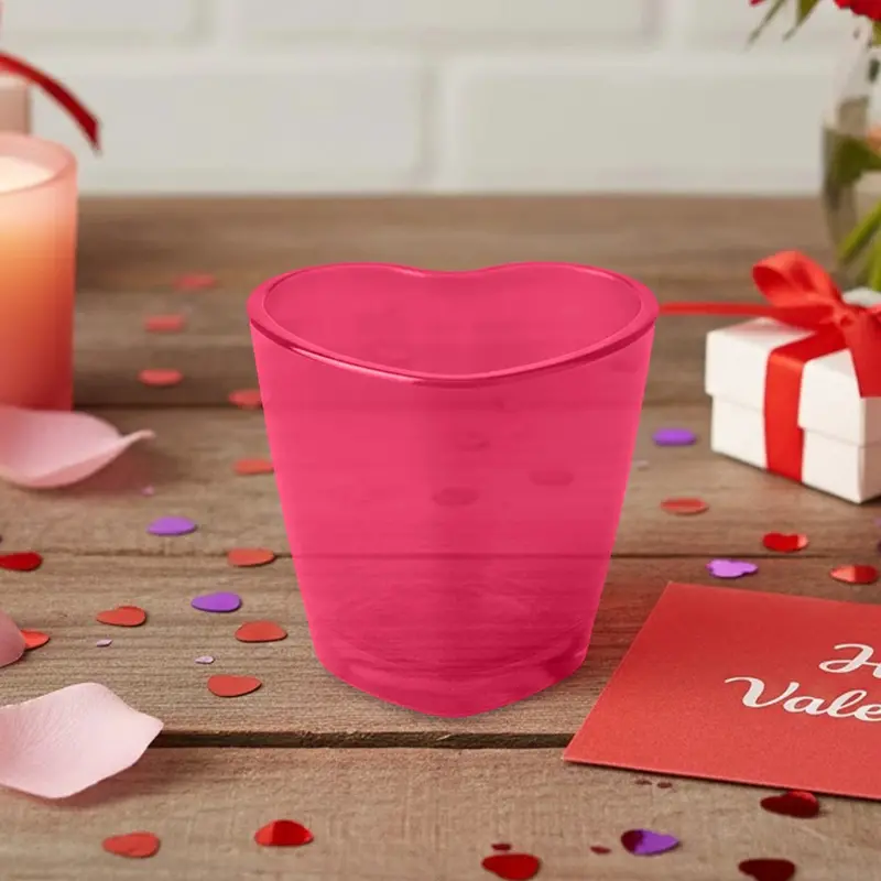 Vasos Shot, Corazón, Color Rosa 1