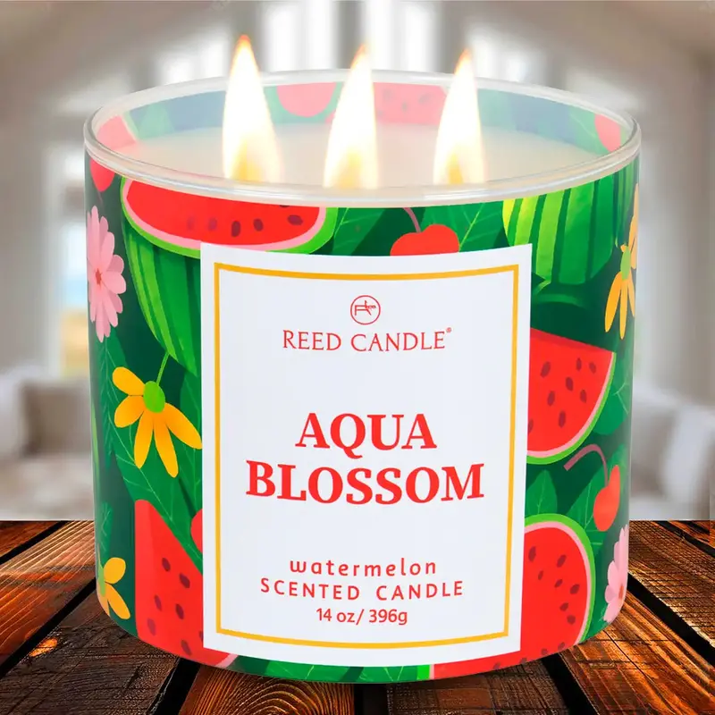 Vela Aromática, Reed Candle, Aqua Blossom, 396 G 1
