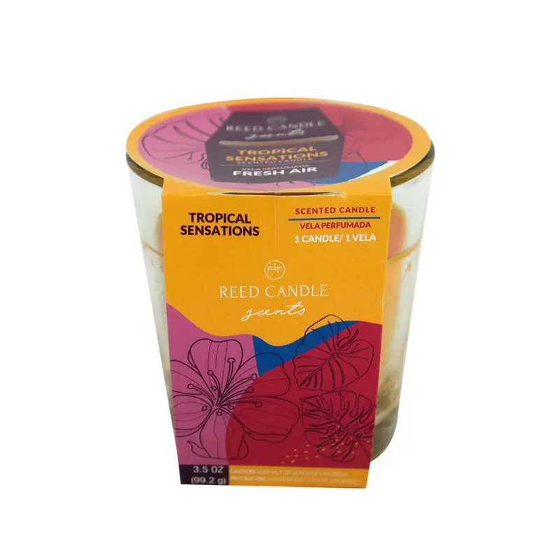 Vela Aromã¡Tica Reed Candle, Aroma Tropical 2