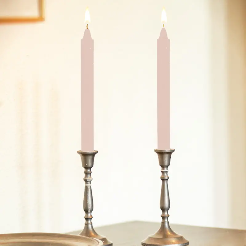 Vela Cónica Color Beige 1