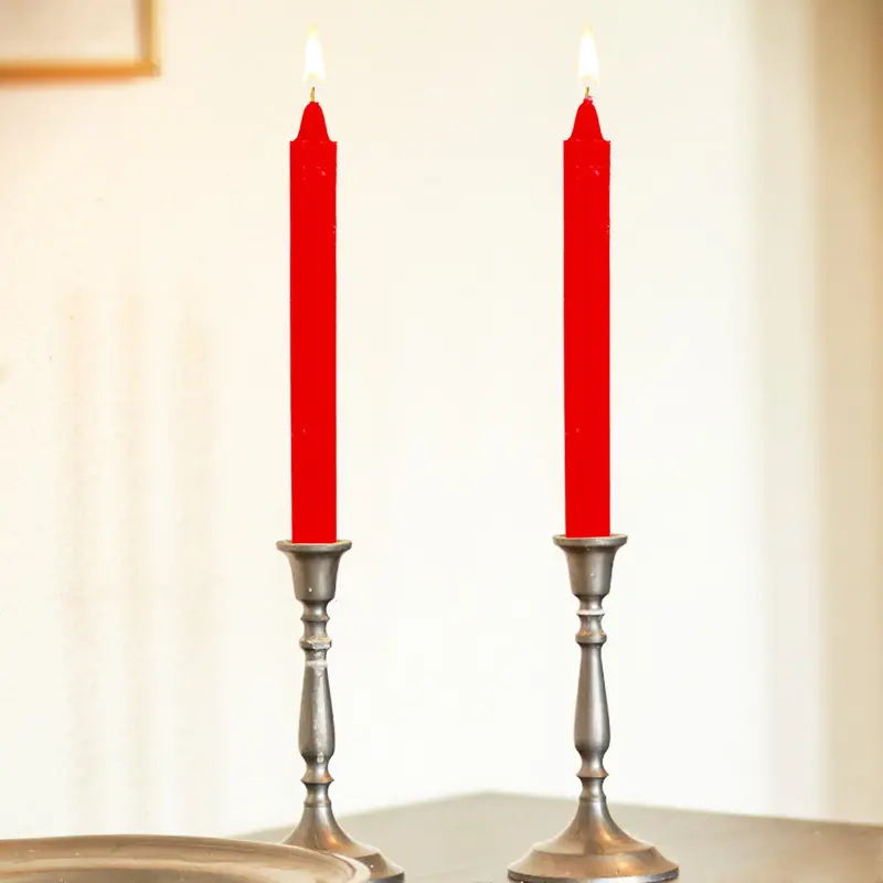 Vela Cónica Color Rojo 1
