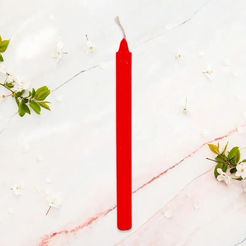 Vela Cónica Color Rojo 2