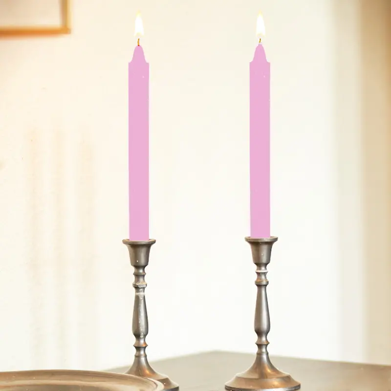 Vela Cónica Color Rosa 1