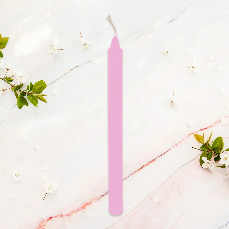 Vela Cónica Color Rosa 2