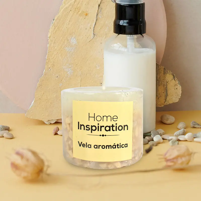Vela Home Inspiration Color Crema 5.5X6cm 1
