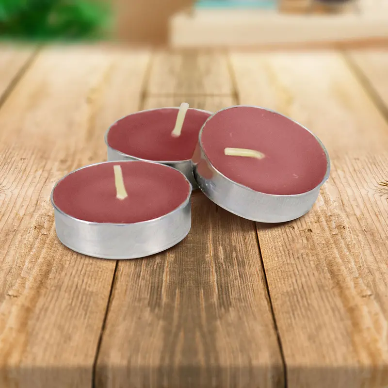 Vela Tea Light Manzana Canela, 10 Piezas. 1