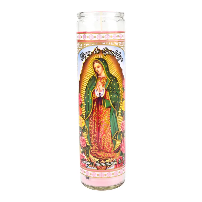 Veladora Con Oración A La Virgen De Guadalupe 1