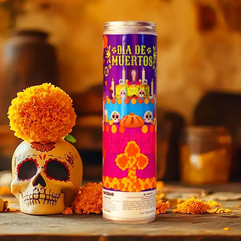 Veladora, Día De Muertos, Diseño Ofrenda 2