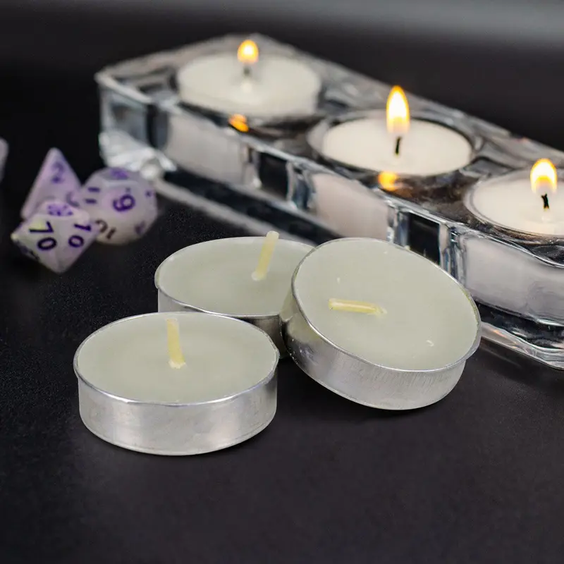 Velas Tealight De 12 Pzas Color Blanco 2