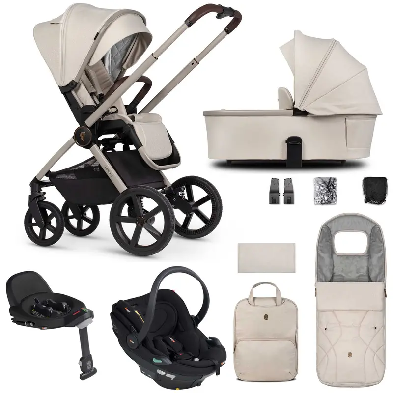 Venicci Tinum Upline 2 3In1 Besafe Travel System In Stone Beige 1