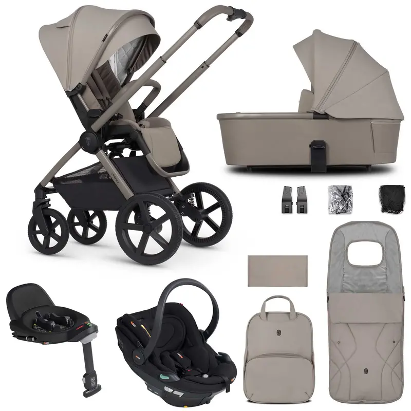 Venicci Tinum Upline 2 3In1 Besafe Travel System In Taupe 1