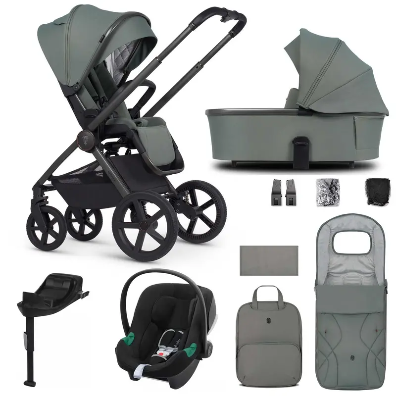 Venicci Tinum Upline 2 3In1 Cybex Travel System In Aloe 1