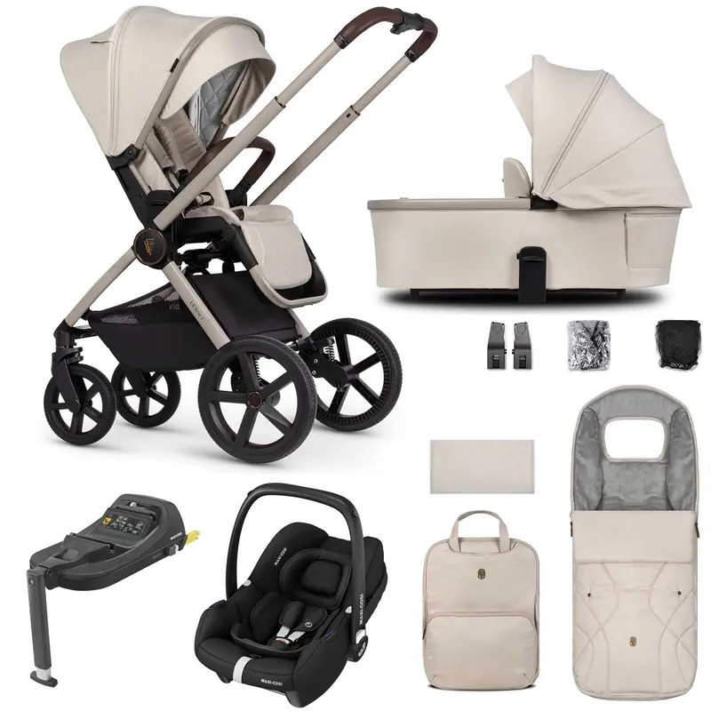 Venicci Tinum Upline 2 3In1 Maxi-Cosi Travel System In Stone Beige 1