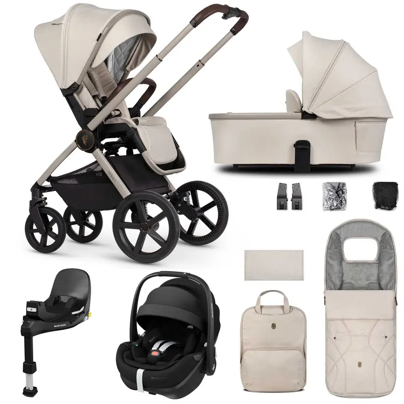 Venicci Tinum Upline 2 3In1 Maxi-Cosi Travel System In Stone Beige 3