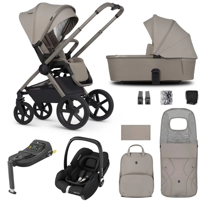 Venicci Tinum Upline 2 3In1 Maxi-Cosi Travel System In Taupe 1