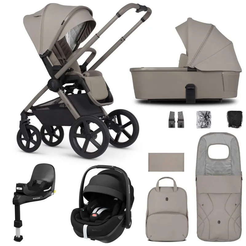 Venicci Tinum Upline 2 3In1 Maxi-Cosi Travel System In Taupe 3