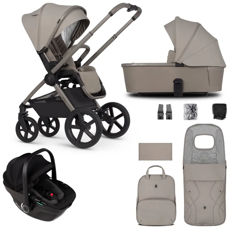 Venicci Tinum Upline 2 3In1 Travel System In Taupe 1
