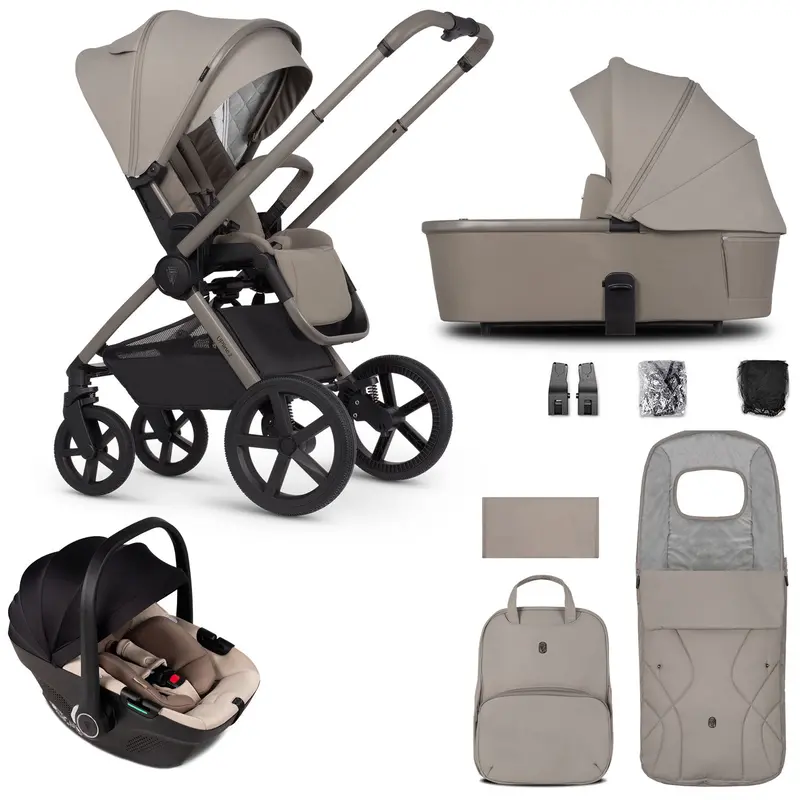 Venicci Tinum Upline 2 3In1 Travel System In Taupe 2