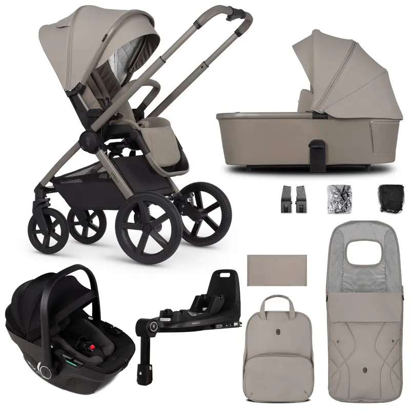 Venicci Tinum Upline 2 3In1 Travel System In Taupe 3