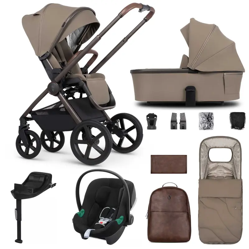 Venicci Tinum Upline 2 Se 3In1 Cybex Travel System In Powder 1