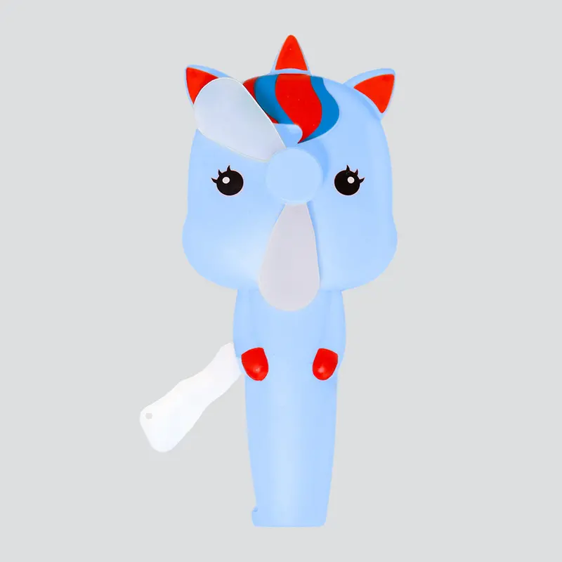 Ventilador Portátil De Mano, Unicornio Azul 2