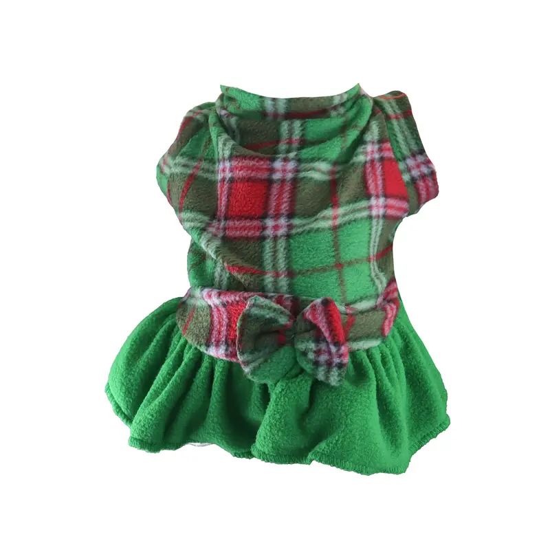 Vestido Para Mascota, Color Verde 3