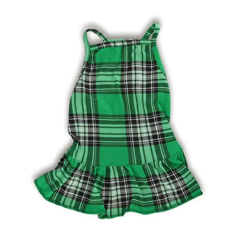 Vestido Primaveral Para Mascota, Color Verde 3