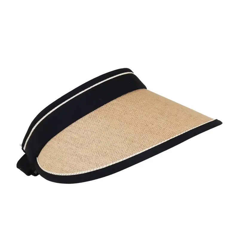 Visera, Color Beige Y Negro 2
