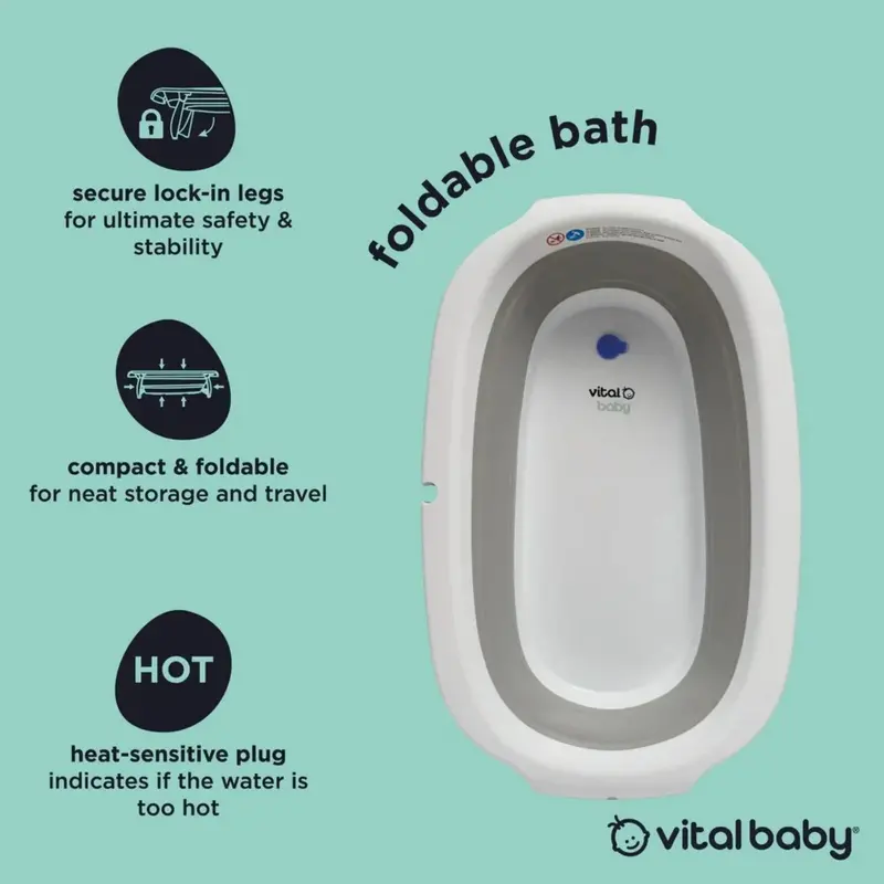 Vital Baby Foldable Bath Tube 2