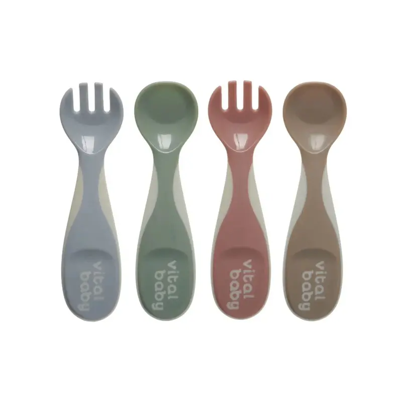 Vital Baby Nourish Chunky Cutlery Natural Pack Of 4 1
