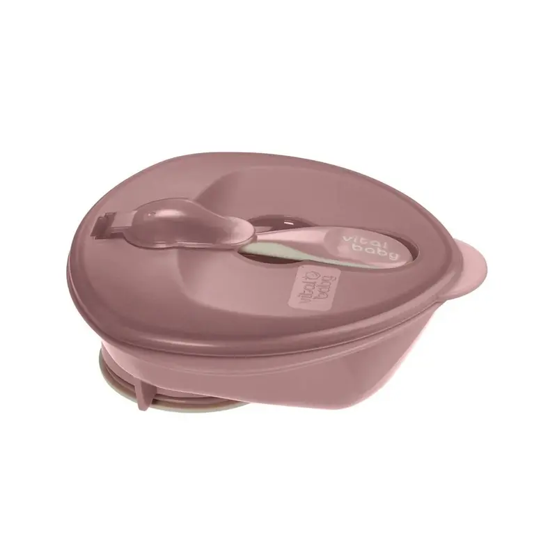Vital Baby Nourish Power Suction Bowl - Natural Berry 1