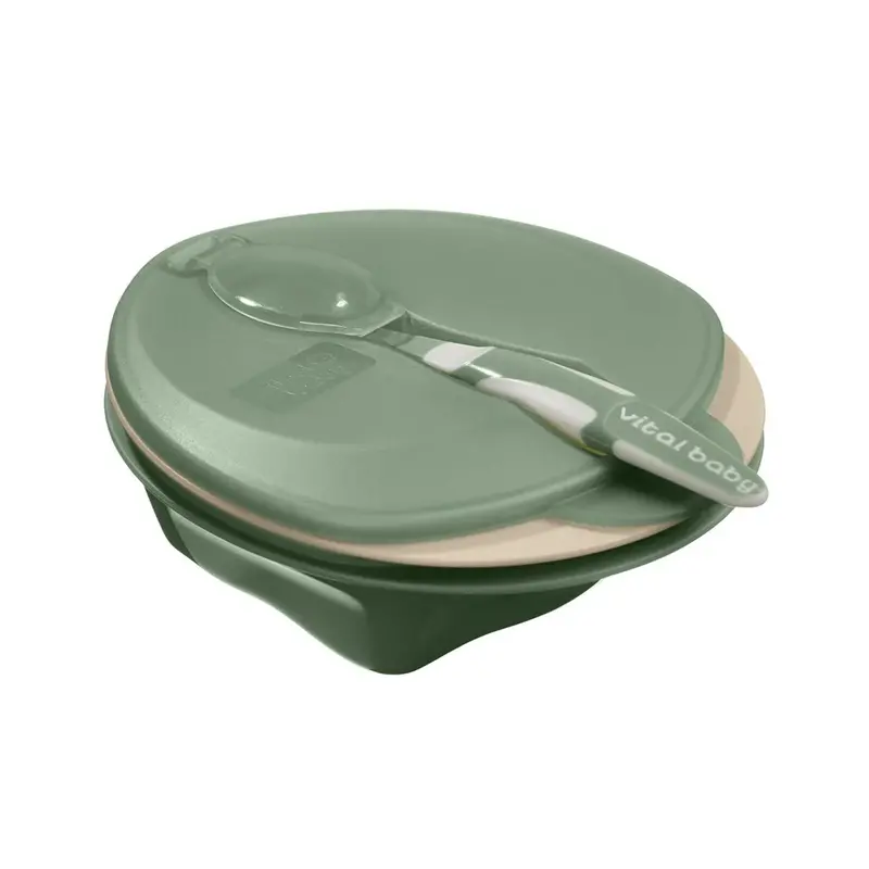 Vital Baby Nourish Scoop Feeding Set 2 Pcs - Natural Moss 1