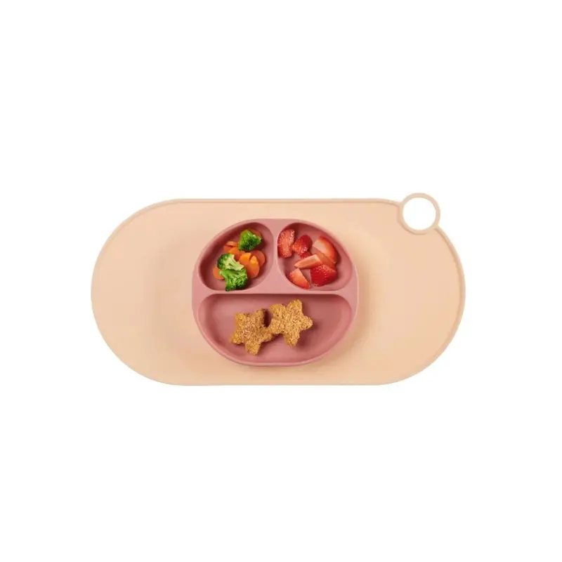 Vital Baby Nourish Silicone Grippy Mat - Sweet Butterscotch 1