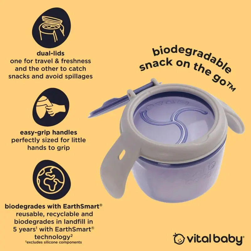 Vital Baby Nourish Snack On The Go - Natural Moss 2