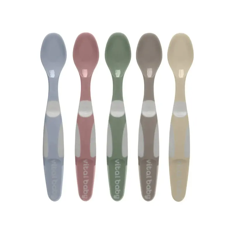 Vital Baby Nourish Start Weaning Spoons Natural Pack Of 5 1
