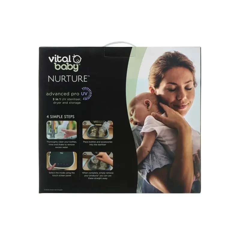 Vital Baby Nurture Advanced Pro Uv Steriliser & Dryer - White 2