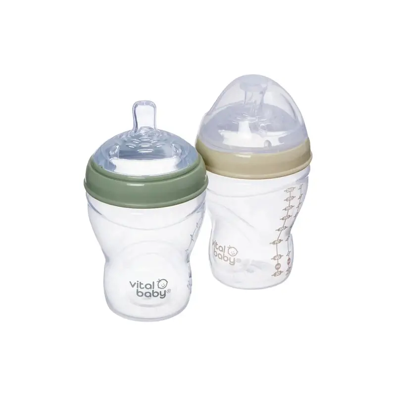 Vital Baby Nurture Breast Like Bottle 240Ml Pack Of 2 1