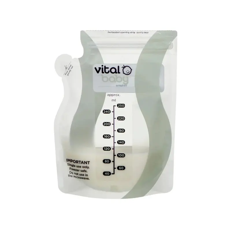 Vital Baby Nurture Easy Pour Breast Milk Storage Bags 30 Pcs 1