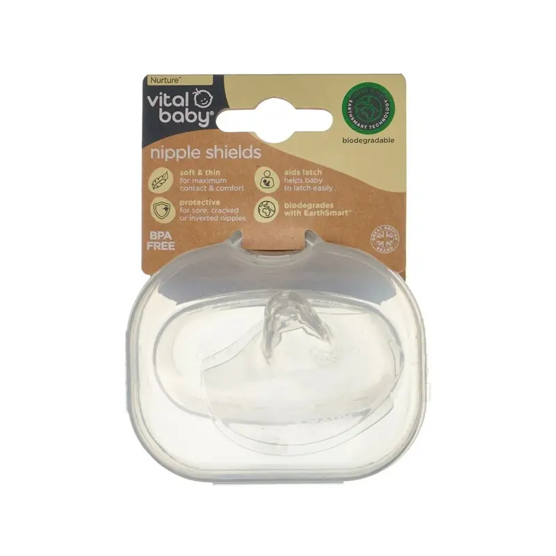 Vital Baby Nurture Protect & Care Nipple Shields 2 Pcs 1