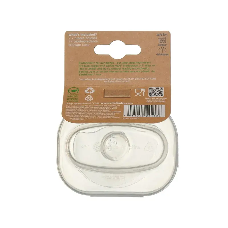 Vital Baby Nurture Protect & Care Nipple Shields 2 Pcs 2
