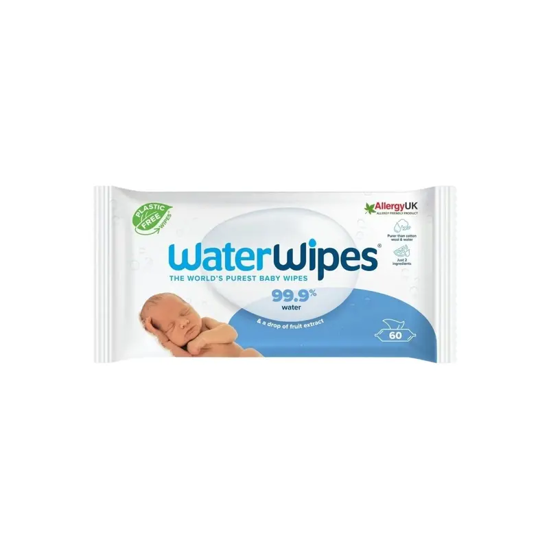 Waterwipes Sensitive Baby Wipes 60 Pcs 1
