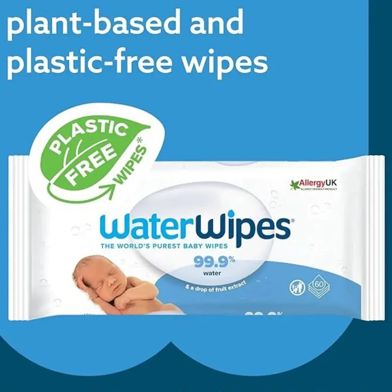 Waterwipes Sensitive Baby Wipes 60 Pcs 2