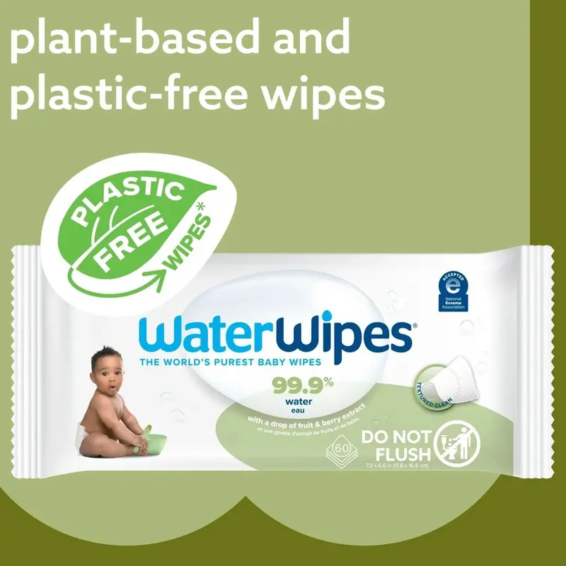 Waterwipes Textured Baby Wipes 60 Pcs 2