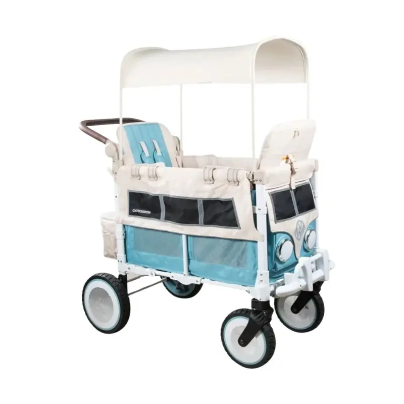 Wonderfold Vw2 Volkswagen Stroller Wagon - Blue 1