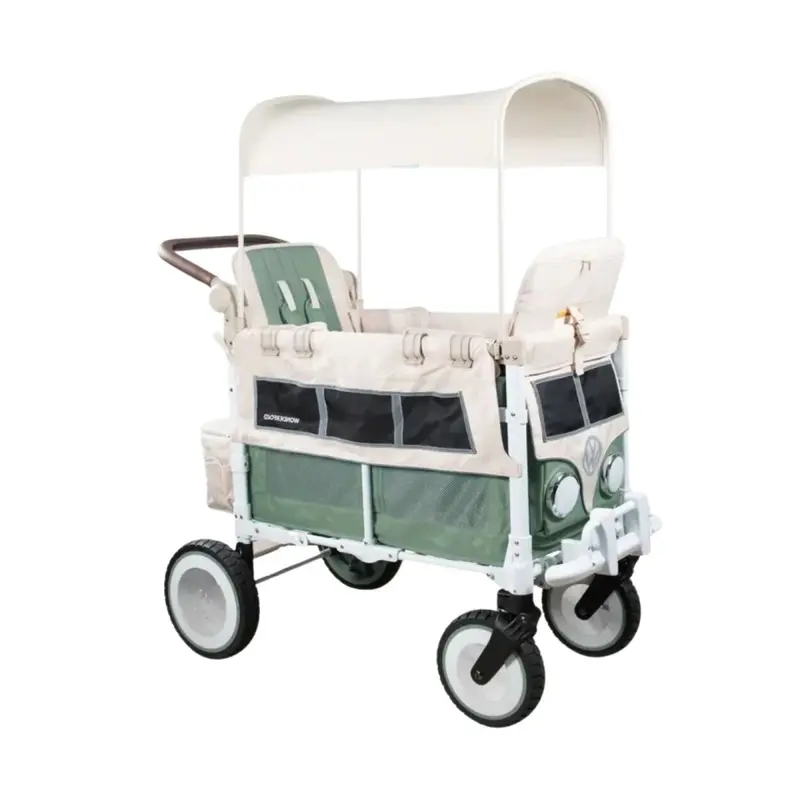 Wonderfold Vw2 Volkswagen Stroller Wagon - Green 1