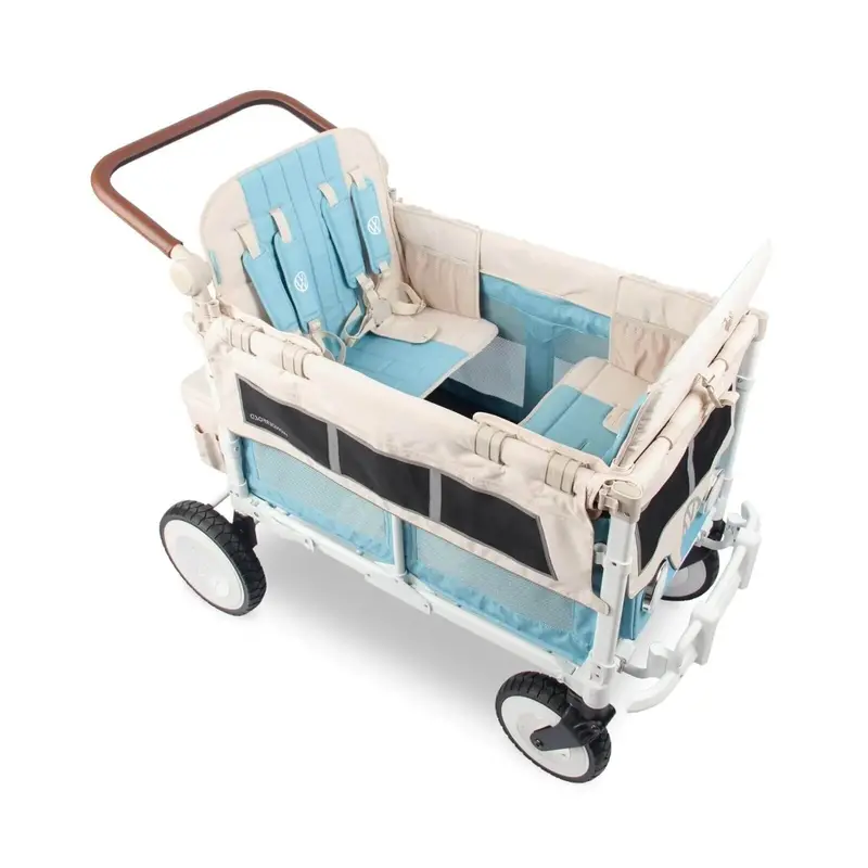Wonderfold Vw4 Volkswagen Stroller Wagon - Blue 2